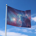 Dark Universe Galaxy Deep Space Print Polyester Flag