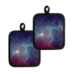Dark Universe Galaxy Deep Space Print Pot Holders