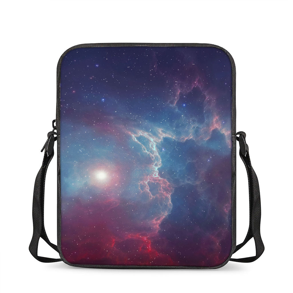 Dark Universe Galaxy Deep Space Print Rectangular Crossbody Bag