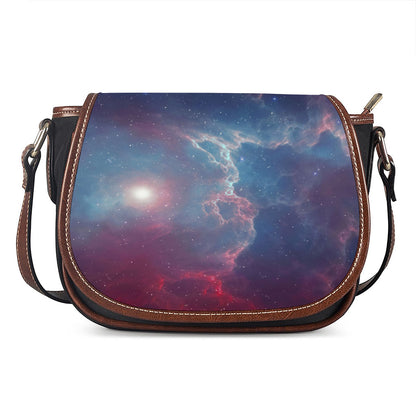 Dark Universe Galaxy Deep Space Print Saddle Bag