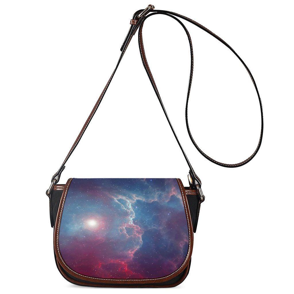 Dark Universe Galaxy Deep Space Print Saddle Bag