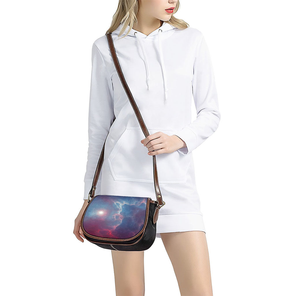 Dark Universe Galaxy Deep Space Print Saddle Bag
