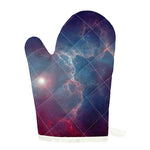 Dark Universe Galaxy Deep Space Print Single Oven Mitt