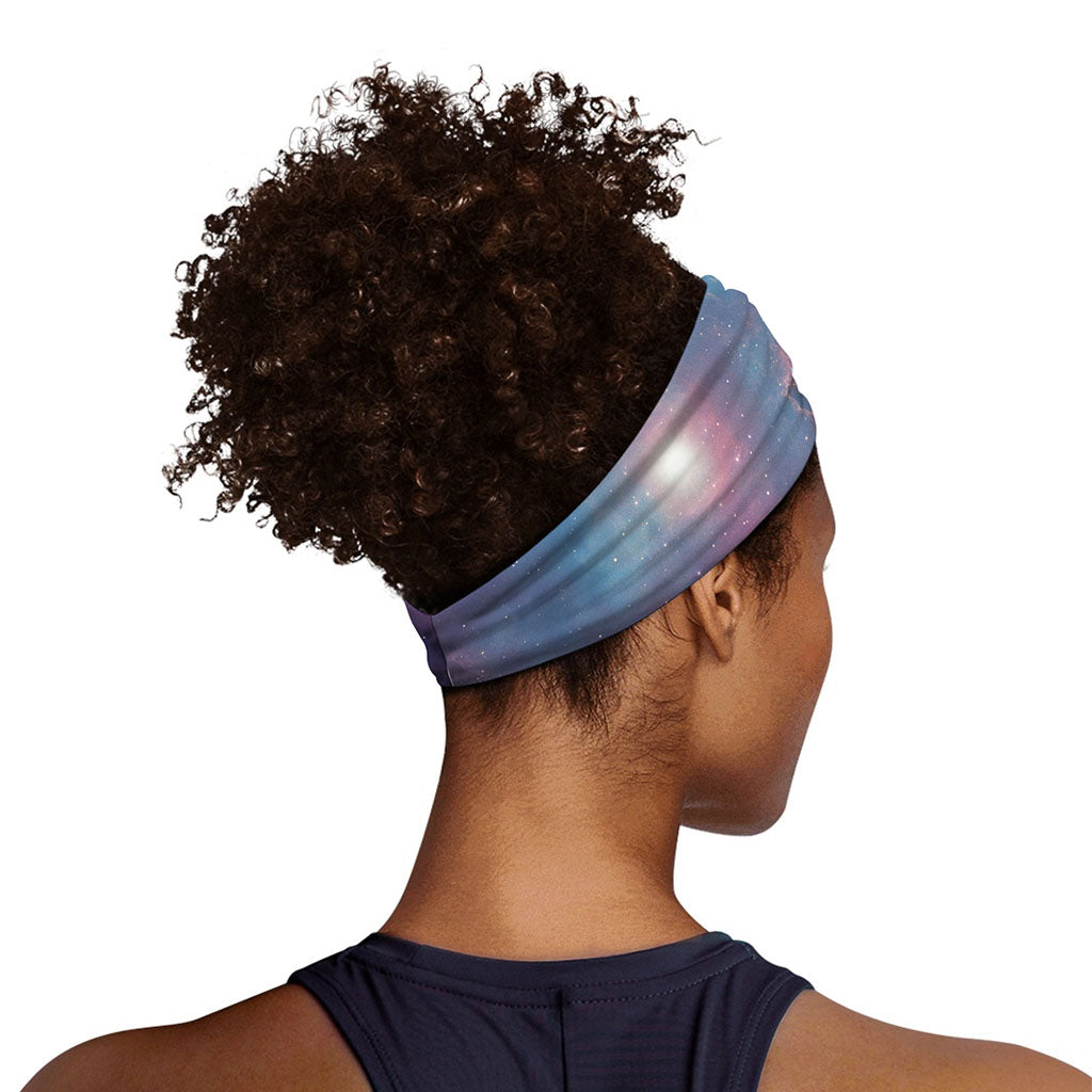Dark Universe Galaxy Deep Space Print Sports Headband