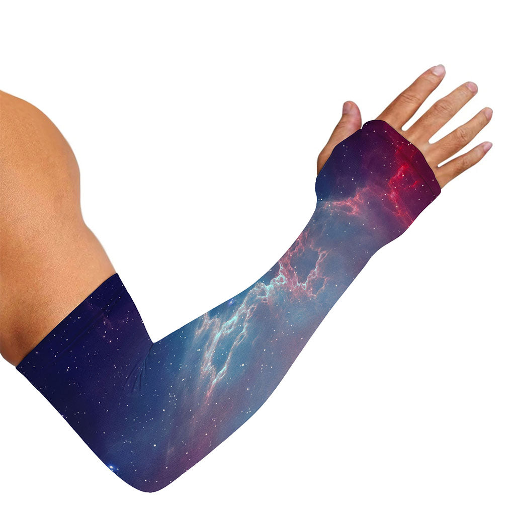 Dark Universe Galaxy Deep Space Print Sun Protection Arm Sleeves