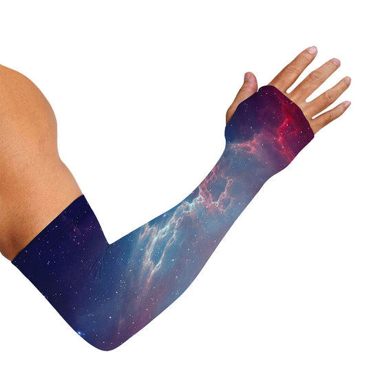 Dark Universe Galaxy Deep Space Print Sun Protection Arm Sleeves