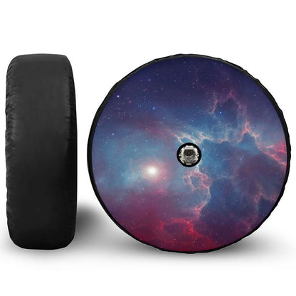 Dark Universe Galaxy Deep Space Print Tire Cover With Camera Hole