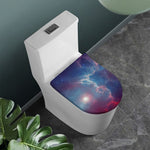 Dark Universe Galaxy Deep Space Print Toilet Lid Cover