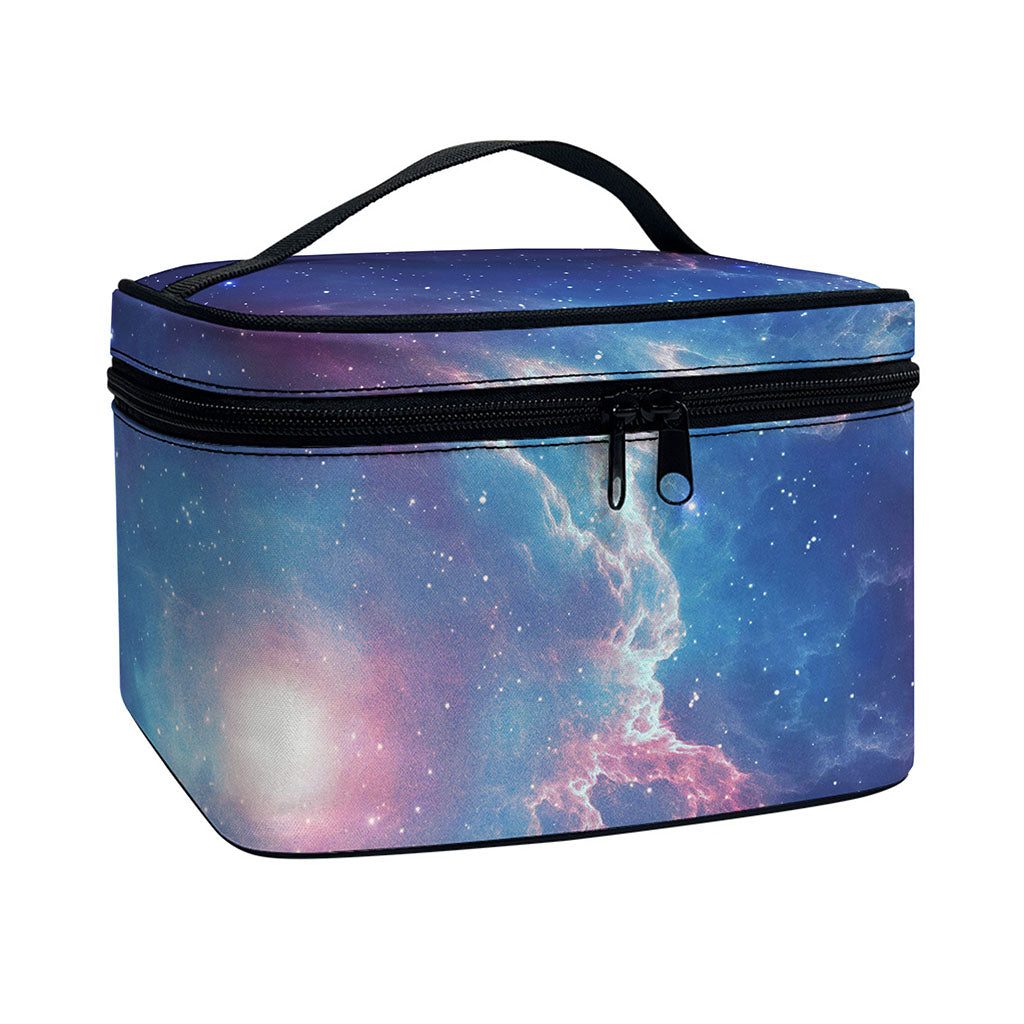 Dark Universe Galaxy Deep Space Print Travel Makeup Bag