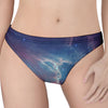 Dark Universe Galaxy Deep Space Print Women's Thong