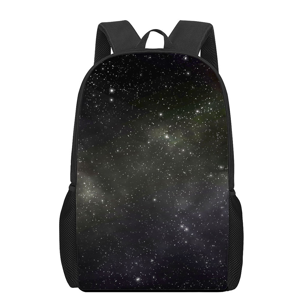 Dark Universe Galaxy Outer Space Print 17 Inch Backpack
