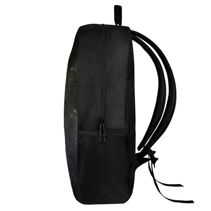 Dark Universe Galaxy Outer Space Print 17 Inch Backpack
