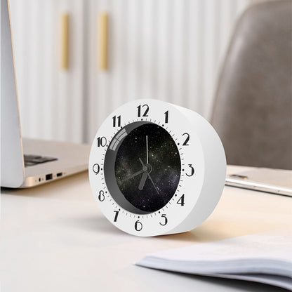 Dark Universe Galaxy Outer Space Print Alarm Clock