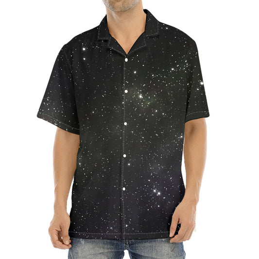 Dark Universe Galaxy Outer Space Print Aloha Shirt