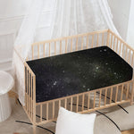 Dark Universe Galaxy Outer Space Print Baby Crib Sheet