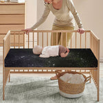 Dark Universe Galaxy Outer Space Print Baby Crib Sheet