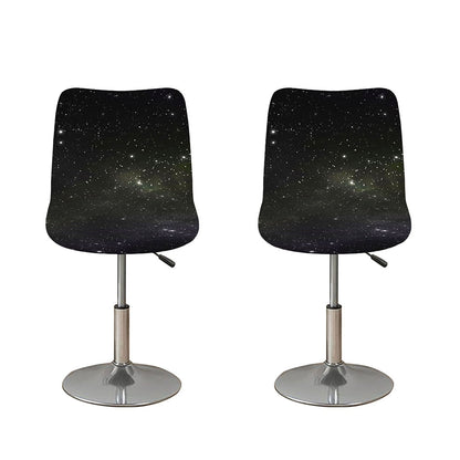 Dark Universe Galaxy Outer Space Print Bar Stool Covers