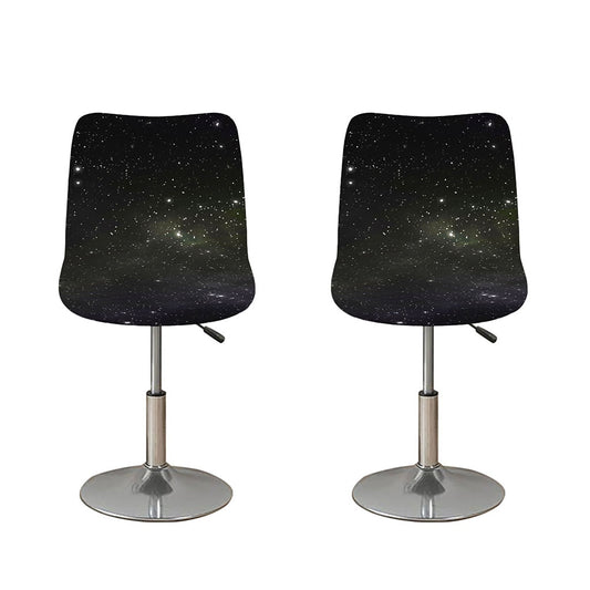 Dark Universe Galaxy Outer Space Print Bar Stool Covers
