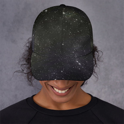 Dark Universe Galaxy Outer Space Print Baseball Cap