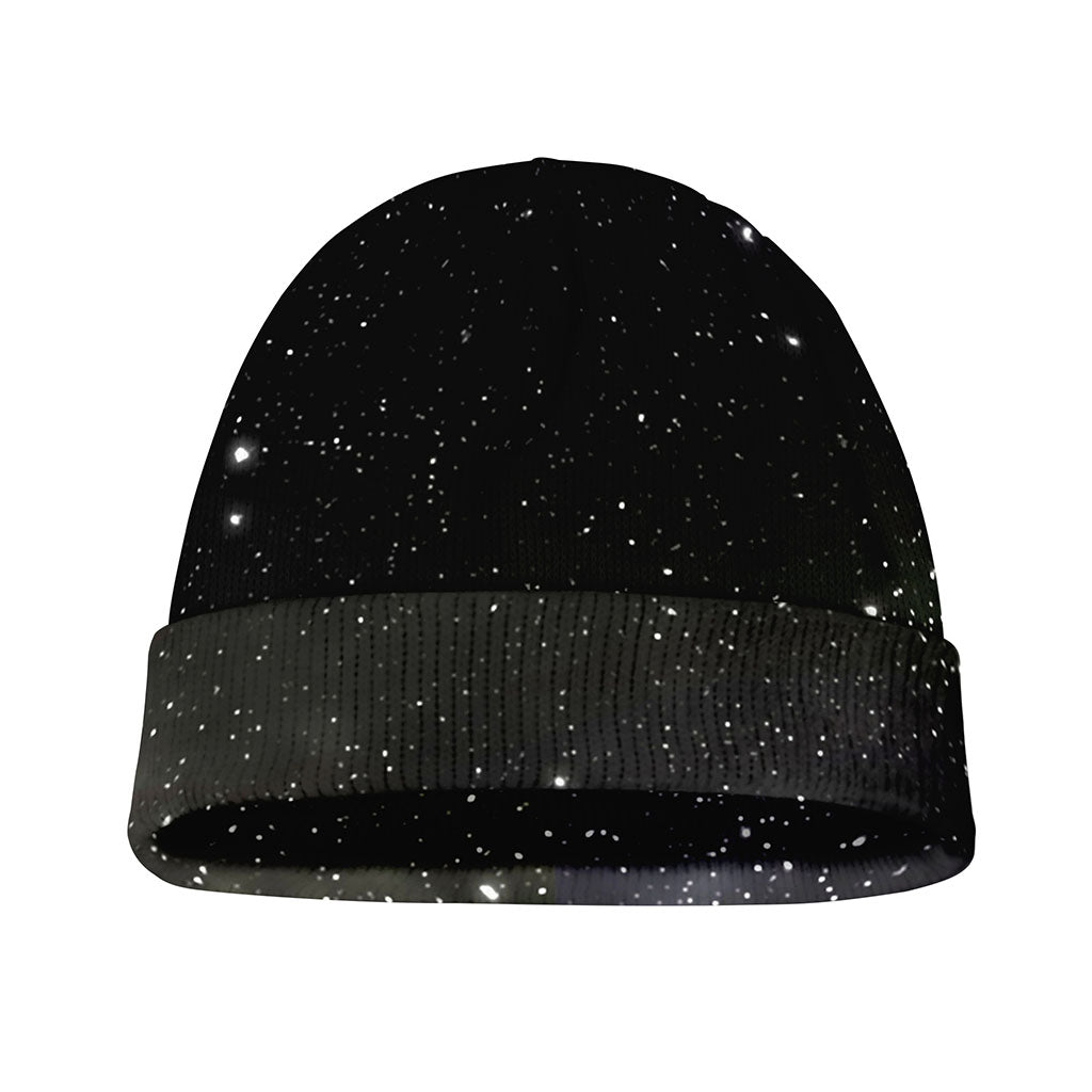 Dark Universe Galaxy Outer Space Print Beanie