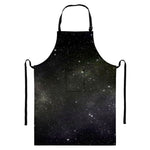 Dark Universe Galaxy Outer Space Print Bib Apron With Pocket