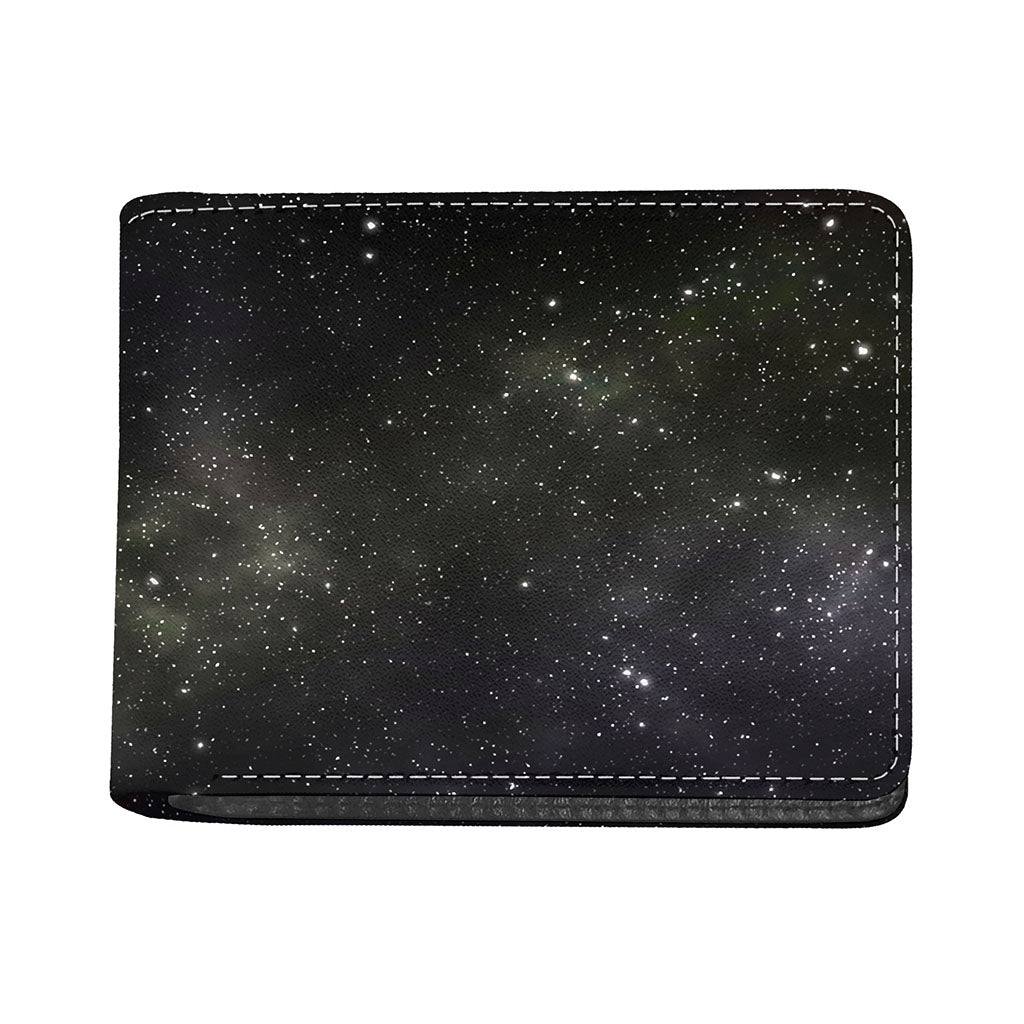 Dark Universe Galaxy Outer Space Print Bifold Wallet