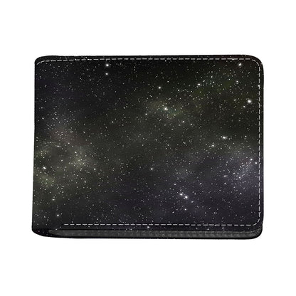 Dark Universe Galaxy Outer Space Print Bifold Wallet