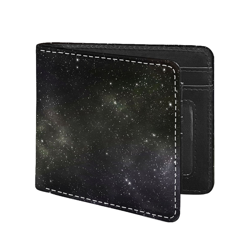 Dark Universe Galaxy Outer Space Print Bifold Wallet