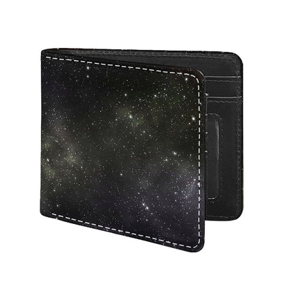Dark Universe Galaxy Outer Space Print Bifold Wallet