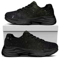 Dark Universe Galaxy Outer Space Print Black Chunky Shoes