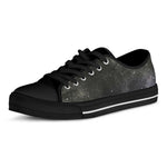 Dark Universe Galaxy Outer Space Print Black Low Top Sneakers