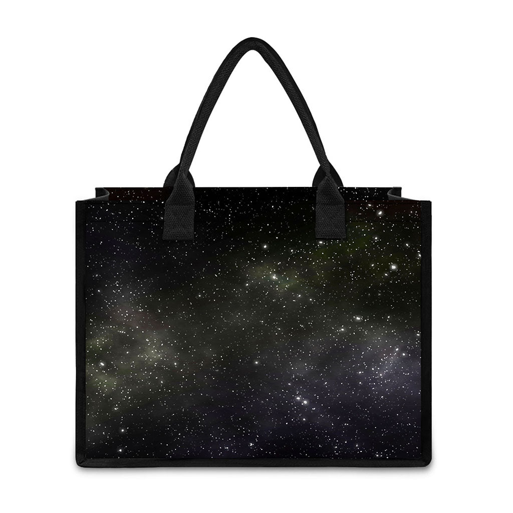 Dark Universe Galaxy Outer Space Print Canvas Tote Bag