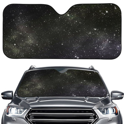 Dark Universe Galaxy Outer Space Print Car Windshield Sun Shade