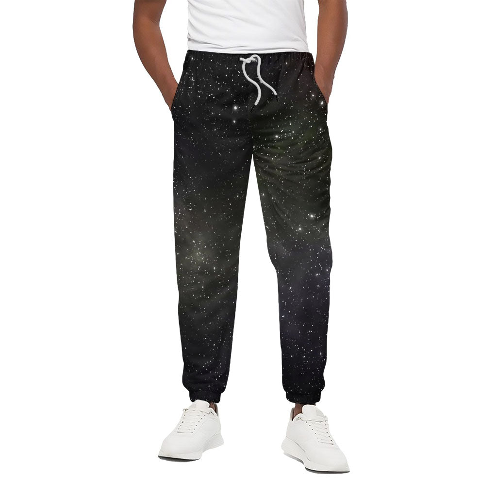 Dark Universe Galaxy Outer Space Print Cotton Pants