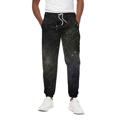 Dark Universe Galaxy Outer Space Print Cotton Pants