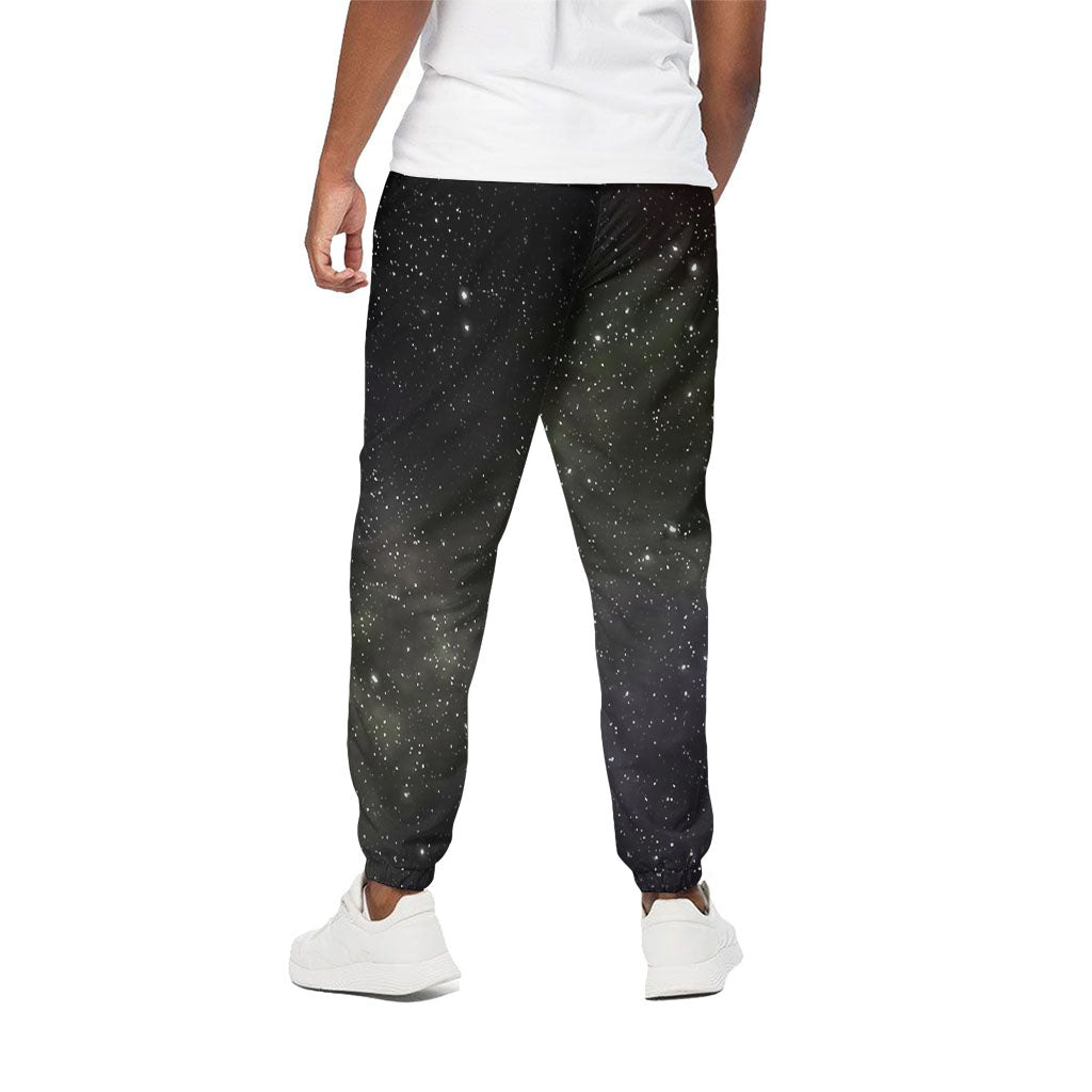 Dark Universe Galaxy Outer Space Print Cotton Pants