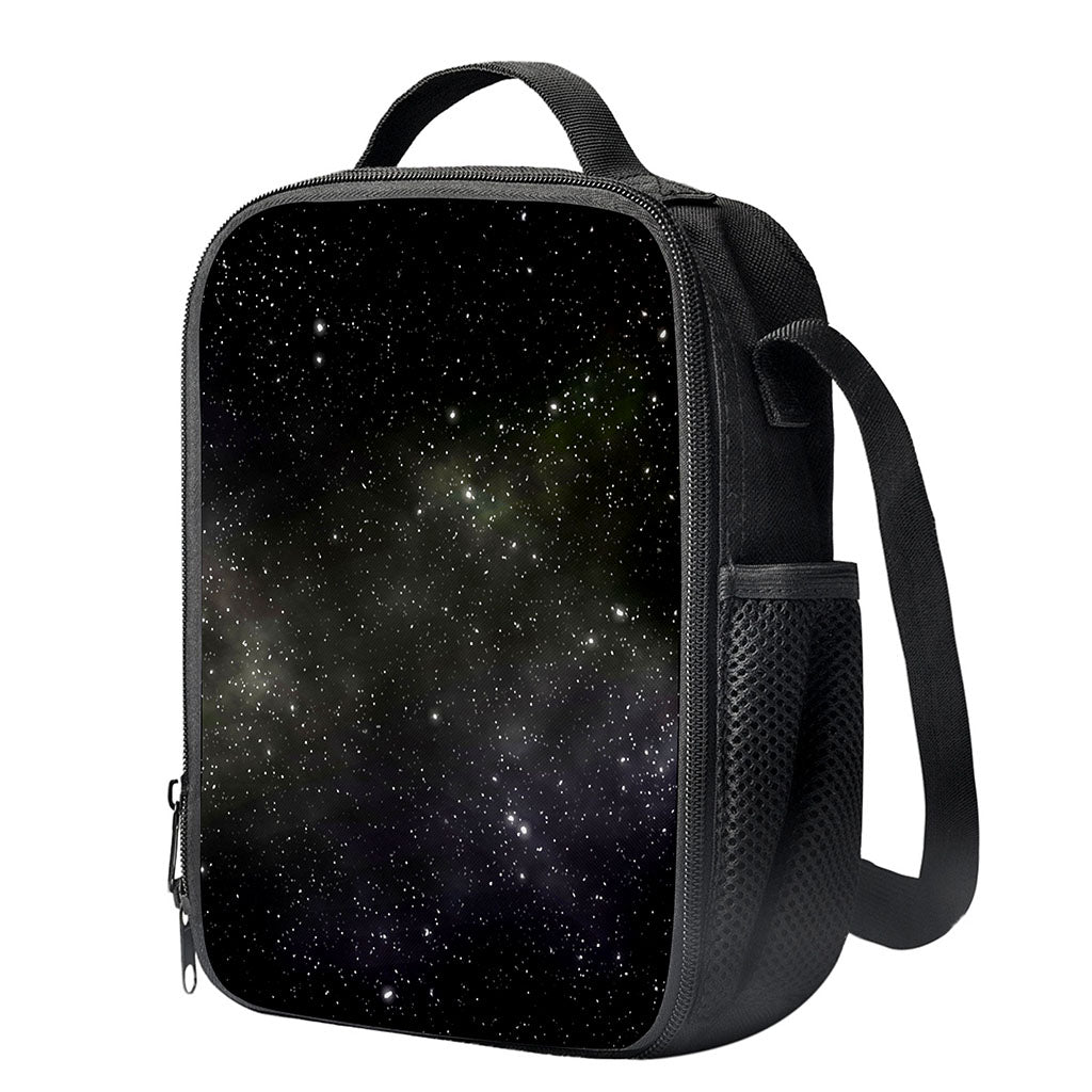 Dark Universe Galaxy Outer Space Print Crossbody Lunch Bag