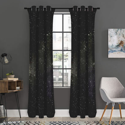 Dark Universe Galaxy Outer Space Print Curtain