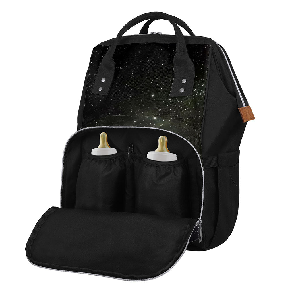 Dark Universe Galaxy Outer Space Print Diaper Bag