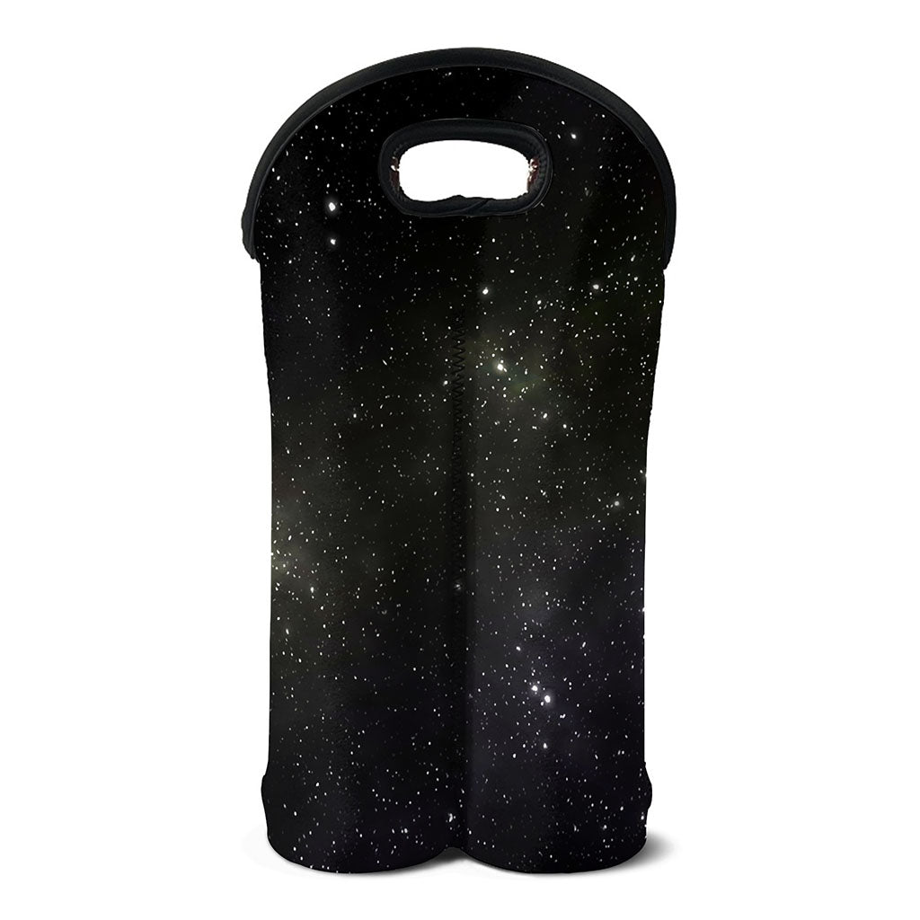 Dark Universe Galaxy Outer Space Print Double Neoprene Wine Tote