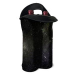 Dark Universe Galaxy Outer Space Print Double Neoprene Wine Tote