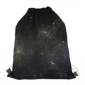 Dark Universe Galaxy Outer Space Print Drawstring Bag
