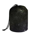 Dark Universe Galaxy Outer Space Print Drawstring Makeup Bag