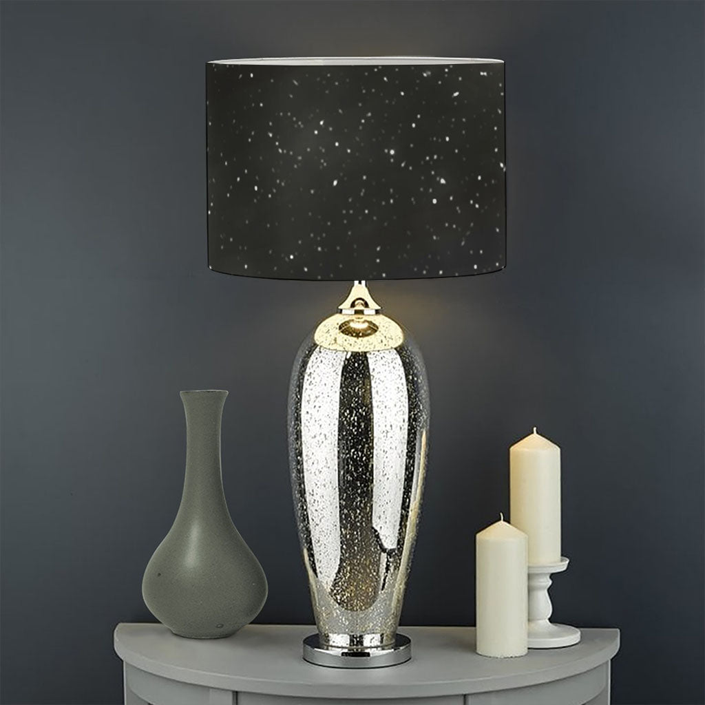 Dark Universe Galaxy Outer Space Print Drum Lamp Shade