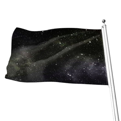 Dark Universe Galaxy Outer Space Print Flag