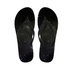 Dark Universe Galaxy Outer Space Print Flip Flops