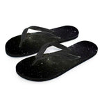 Dark Universe Galaxy Outer Space Print Flip Flops