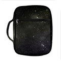 Dark Universe Galaxy Outer Space Print Front Pocket Bible Bag