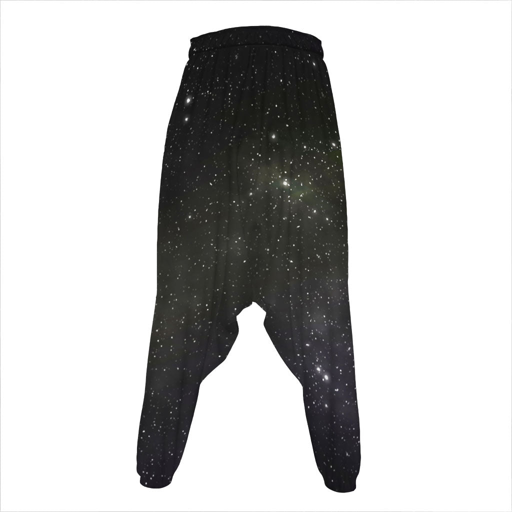 Dark Universe Galaxy Outer Space Print Hammer Pants
