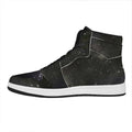 Dark Universe Galaxy Outer Space Print High Top Leather Sneakers